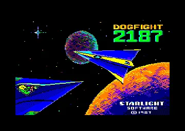 Dogfight (UK) (1987) [The Amstrad User] screen shot title